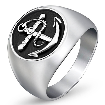 Jewelry Type Pendants or Charms European Ancient Stainless Steel Ring for Men 2020