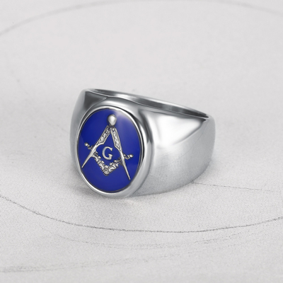 Style Men's Classic AG Fashion Jewelry Ring for 2021 Creative Trend and Street Shooting