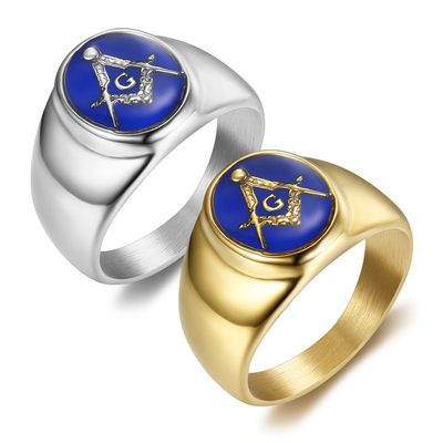 Style Men's Classic AG Fashion Jewelry Ring for 2021 Creative Trend and Street Shooting