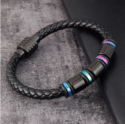 Multi-layered Weave Leather Bracelet for European Customers Customized and Fashionable