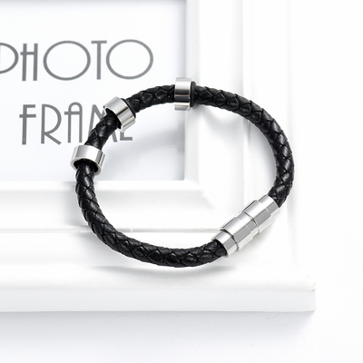 Bracelets for Ashes Unisex Urn Bracelet Genuine Leather Ashes Memorial Keepsake Jewelry