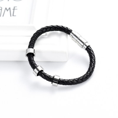 Bracelets for Ashes Unisex Urn Bracelet Genuine Leather Ashes Memorial Keepsake Jewelry