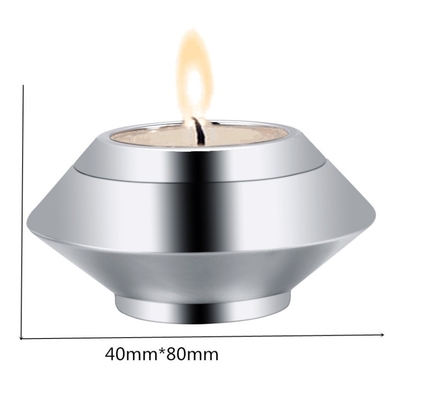 Picture High Polished Candlestick Urn for Human/Pet Ashes Cremation Jewelry Keepsake