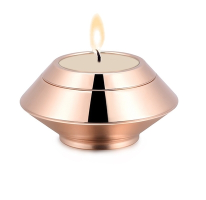 Picture High Polished Candlestick Urn for Human/Pet Ashes Cremation Jewelry Keepsake