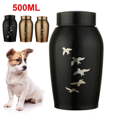 500ml Stainless Steel Urn for Cats Durable and Fashionable Cremation Ashes Memorials