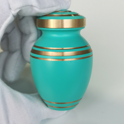 Brass Cremains Memorial Bottle Pet Loved Ones Memorial Box for Metal Souvenir 68*44mm