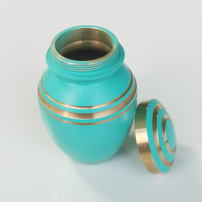 Brass Cremains Memorial Bottle Pet Loved Ones Memorial Box for Metal Souvenir 68*44mm