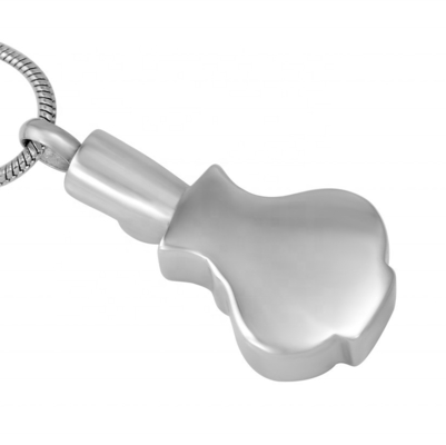 Stainless Steel Mini Heart Necklace Crystal Vase Pendant for Cremation Ashes Keepsake