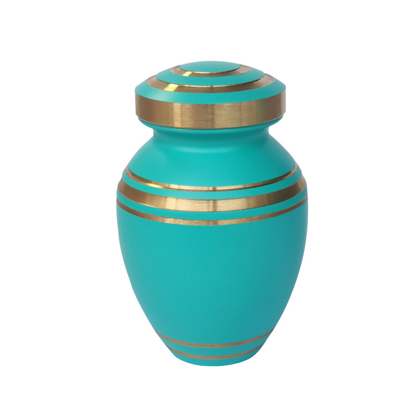 Brass Cremains Memorial Bottle Pet Loved Ones Memorial Box for Metal Souvenir 68*44mm